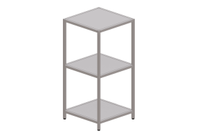 Estantes 3D - Buffet de metal - Kokuyo - Juke - SJK PLS2W