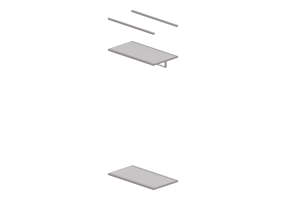 Librer&iacute;as y Contenedores 3D - Repisa met&aacute;lica - Kokuyo - Juke - SJK WSD5S