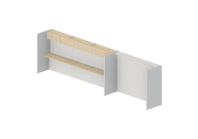 Mobili 3D - Mobile da ristoro - Kokuyo - Days Office Boundary - H150B