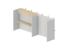 Muebles 3D - Mueble refrigerado - Kokuyo - Days Office Boundary - J080DM