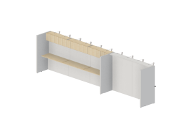 3D Furniture - Refreshment furniture - Kokuyo - Days Office Boundary - J150DM
