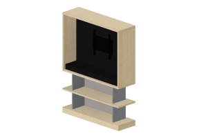 Muebles 3D - Mueble de madera - Kokuyo - Days Office Boundary - XY BWSDS154MC0M