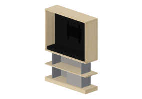 Mobili 3D - Mobile in legno - Kokuyo - Days Office Boundary - XY BWSDW156MC0M