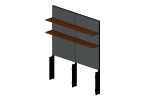 Muebles 3D - Repisas de madera - Kokuyo - Saibi Management - SDS X18MT4F6K4C3
