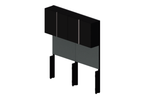 Muebles 3D - Mueble de madera lacada - Kokuyo - Saibi Management - SDS XS18F6K4C3