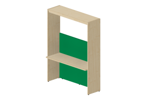 3D Zubeh&ouml;r - Holzregal - Kokuyo - Days Office Boundary - XY BWST155