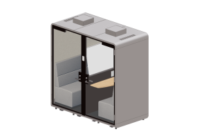 3D Zubeh&ouml;r - B&uuml;rokabine - Kokuyo - Work Pod - PWP TS11 GHE6