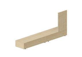 Accessoires 3D - &Eacute;tag&egrave;re en bois - Kokuyo - Days Office Boundary - XY BBSCSFKMC0