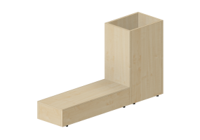 Accessories 3D - Wooden Shelf - Kokuyo - Days Office Boundary - XY BBSWSPLMC0