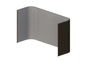 Acess&oacute;rios 3D - Divisor de ambiente em tecido - Kokuyo - Inframe - SN TUS14BGNB5N