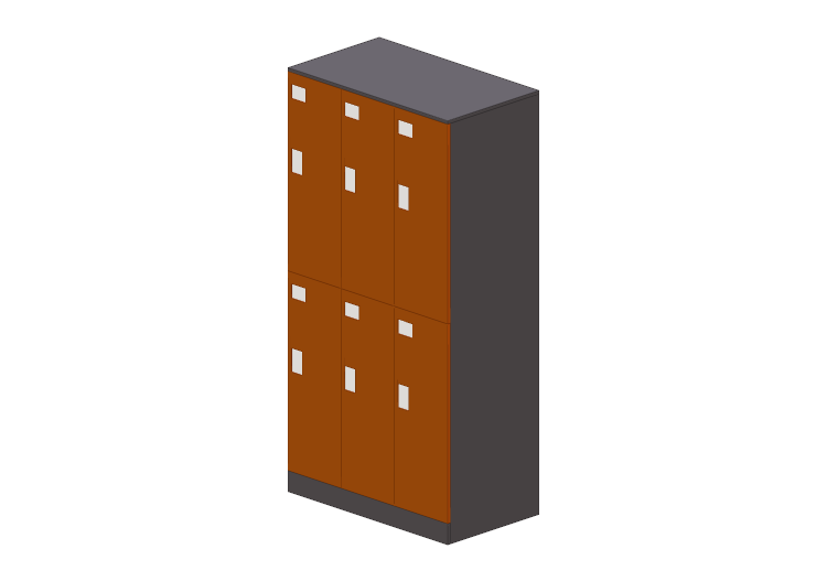 Accessories 3D - Metal locker - Kokuyo - C Fort - Kokuyo Accessories 3D - Metal locker - Kokuyo - C Fort - Kokuyo