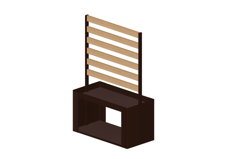 3D Zubehör - Lamellenpaneel - Kokuyo - Patio - PPT P0914 -... 3D Zubehör - Lamellenpaneel - Kokuyo - Patio - PPT P0914 -...