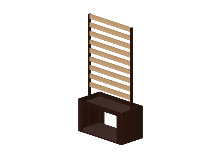 Accessories 3D - Shutter panel - Kokuyo - Patio - PPT P0918... Accessories 3D - Shutter panel - Kokuyo - Patio - PPT P0918...