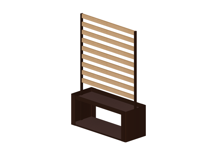 Accessories 3D - Shutter panel - Kokuyo - Patio - PPT P1218... Accessories 3D - Shutter panel - Kokuyo - Patio - PPT P1218...
