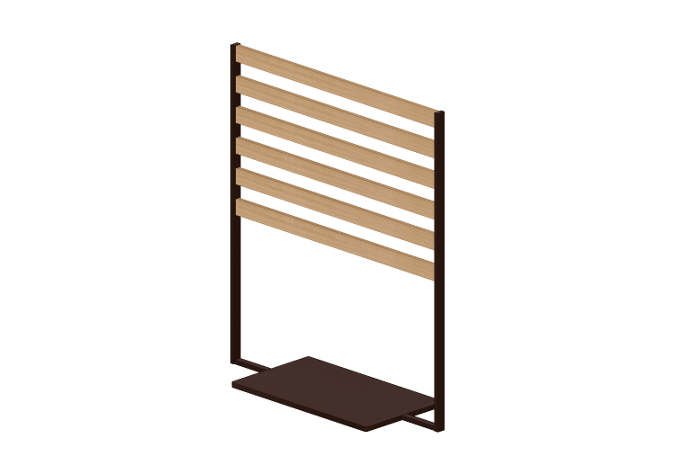 Accesorios 3D - Panel de lamas - Kokuyo - Patio - PPT... Accesorios 3D - Panel de lamas - Kokuyo - Patio - PPT...