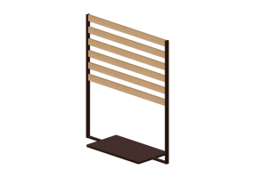 Accessories 3D - Shutter panel - Kokuyo - Patio - PPT S1214N
