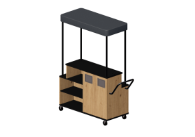 Accessori 3D - Carrello per alimenti - Kokuyo - Welka - SWC SR03M