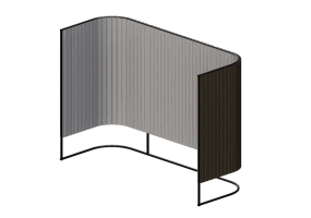 Accessori 3D - Parete in tessuto - Kokuyo - Inframe - SN TC213BGNB5