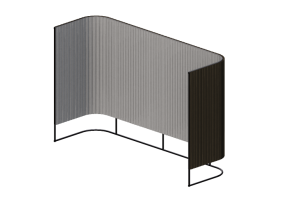 Acess&oacute;rios 3D - Divisor de ambiente em tecido - Kokuyo - Inframe - SN TC316BGNB5