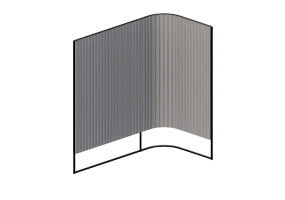 Accessori 3D - Parete in tessuto - Kokuyo - Inframe - SN TCJ16BGNB5