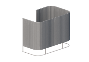 Accessoires 3D - Cloison en tissu avec table - Kokuyo - Inframe - SN TSQ13LWMAWGNEDN
