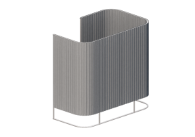Accessori 3D - Parete in tessuto con tavolo - Kokuyo - Inframe - SN TSQ16LWMAWGNEDNN