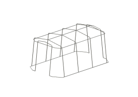Accesorios 3D - Estructura met&aacute;lica - Kokuyo - Ingreen - PIG TA81S 6AM1LU1