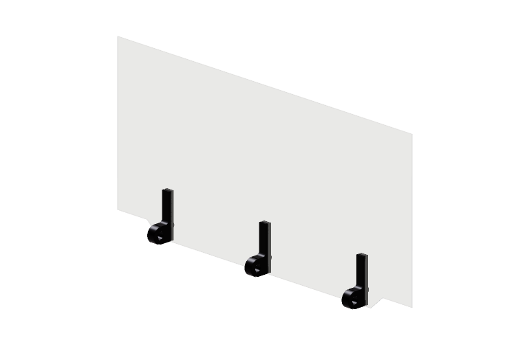 Acessórios 3D - Painel divisor de plástico - Kokuyo -... Acessórios 3D - Painel divisor de plástico - Kokuyo -...