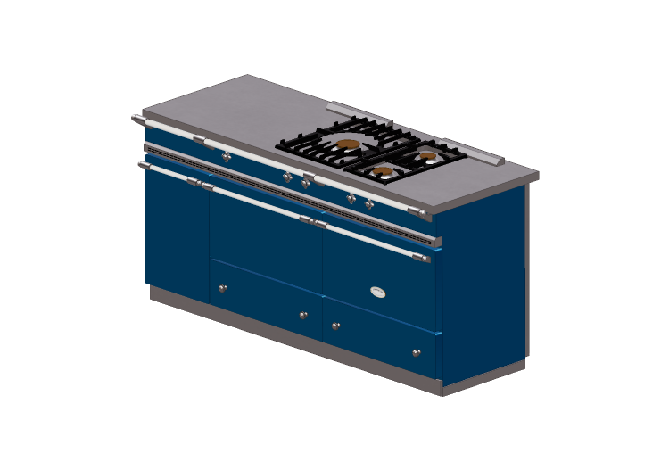 Cocinas 3D - Cocina a gas - Lacanche - Sully - Lacanche Cocinas 3D - Cocina a gas - Lacanche - Sully - Lacanche