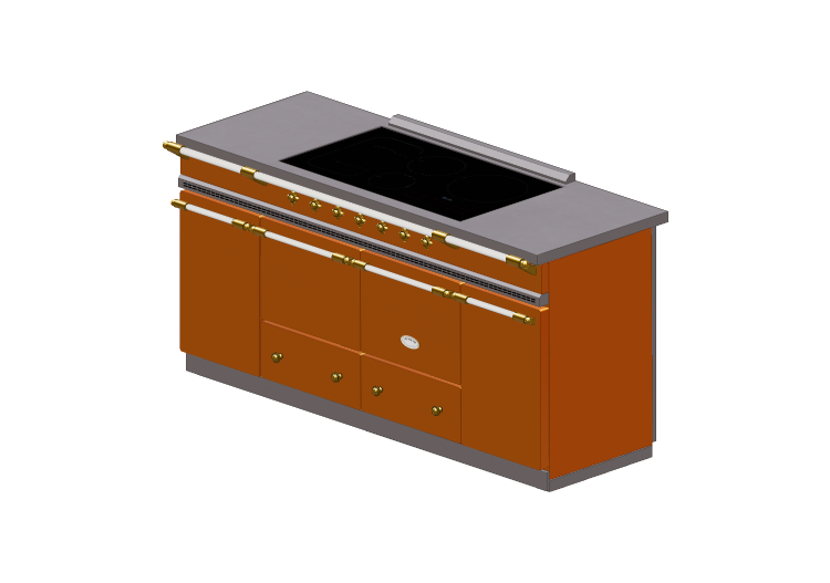 Cocinas 3D - Cocina a inducción - Lacanche - Cluny -... Cocinas 3D - Cocina a inducción - Lacanche - Cluny -...