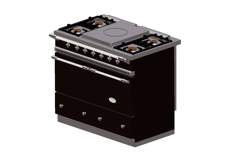Cucine 3D - Cucina a gas - Lacanche - Cluny - Lacanche Cucine 3D - Cucina a gas - Lacanche - Cluny - Lacanche