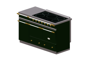 Cucine 3D - Cucina a induzione - Lacanche - Cluny