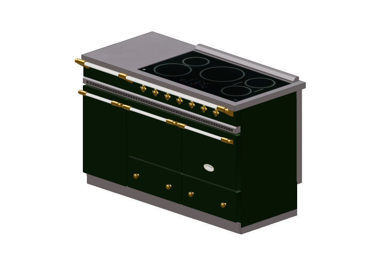 3D Kitchens - Induction cooker - Lacanche - Cluny -... 3D Kitchens - Induction cooker - Lacanche - Cluny -...