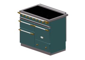 Cocinas 3D - Cocina a inducción - Lacanche - Chagny