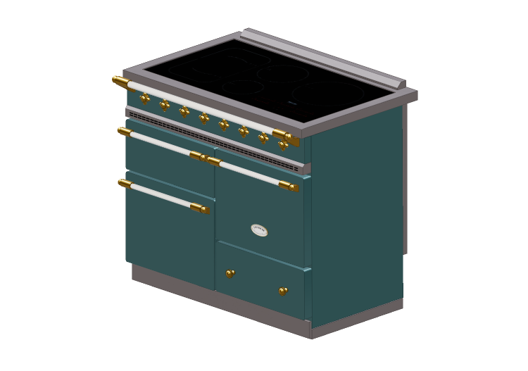Cucine 3D - Cucina a induzione - Lacanche - Chagny -... Cucine 3D - Cucina a induzione - Lacanche - Chagny -...