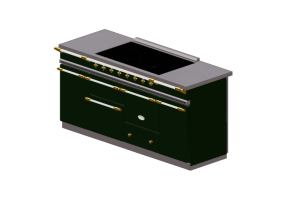 3D Kitchens - Induction cooker - Lacanche - Chagny