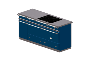 Cozinhas 3D - Fog&atilde;o de indu&ccedil;&atilde;o - Lacanche - Sully