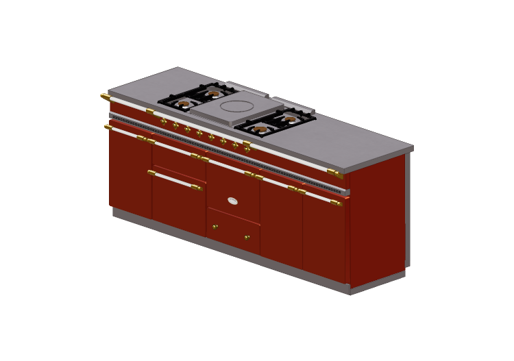 3D Kitchens - Gas Cooker - Lacanche - Chagny - Lacanche 3D Kitchens - Gas Cooker - Lacanche - Chagny - Lacanche