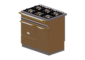 Cucine 3D - Cucina a gas - Lacanche - Beaune 