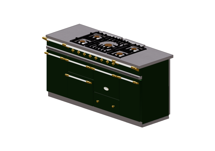 Cocinas 3D - Cocina a gas - Lacanche - Chagny - Lacanche Cocinas 3D - Cocina a gas - Lacanche - Chagny - Lacanche