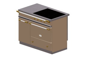 Cuisine 3D - Cuisine &agrave; induction - Lacanche - Chassagne Saulieu