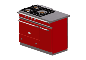 3D Kitchens - Gas Cooker - Lacanche - Chambertin Savigny
