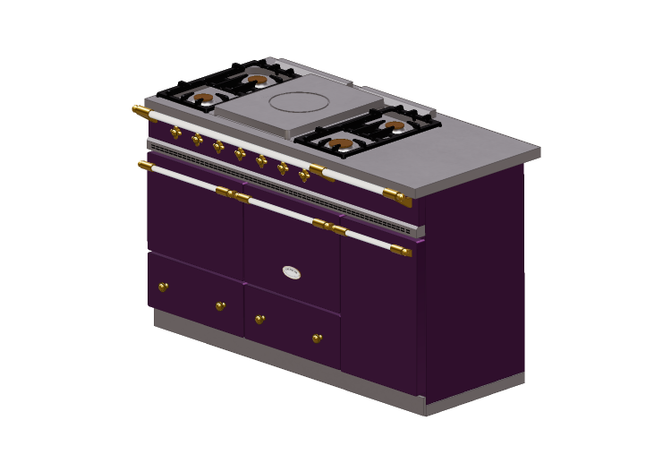 Cocinas 3D - Cocina a gas - Lacanche - Cluny - Lacanche Cocinas 3D - Cocina a gas - Lacanche - Cluny - Lacanche