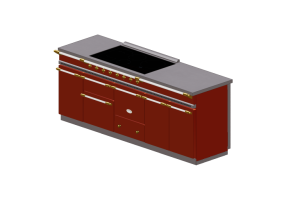 3D Kitchens - Induction cooker - Lacanche - Chagny