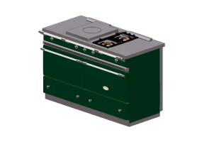 3D Kitchens - Gas Cooker - Lacanche - Sully