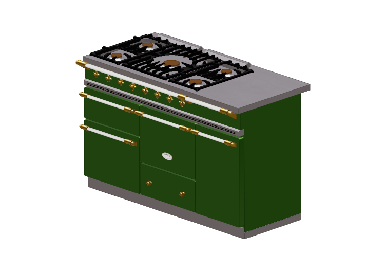 Cocinas 3D - Cocina a gas - Lacanche - Chagny - Lacanche Cocinas 3D - Cocina a gas - Lacanche - Chagny - Lacanche