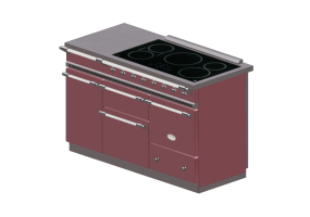 Cozinhas 3D - Fogão de indução - Lacanche - Chagny