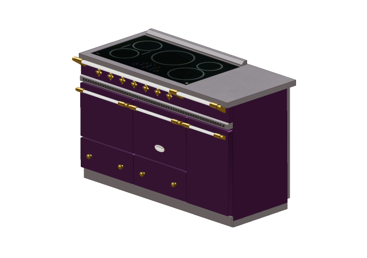 Cocinas 3D - Cocina a inducción - Lacanche - Cluny -... Cocinas 3D - Cocina a inducción - Lacanche - Cluny -...