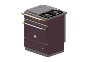 Cozinhas 3D - Fog&atilde;o a g&aacute;s - Lacanche - Cormatin