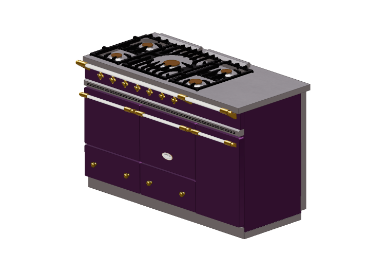 Cocinas 3D - Cocina a gas - Lacanche - Cluny - Lacanche Cocinas 3D - Cocina a gas - Lacanche - Cluny - Lacanche